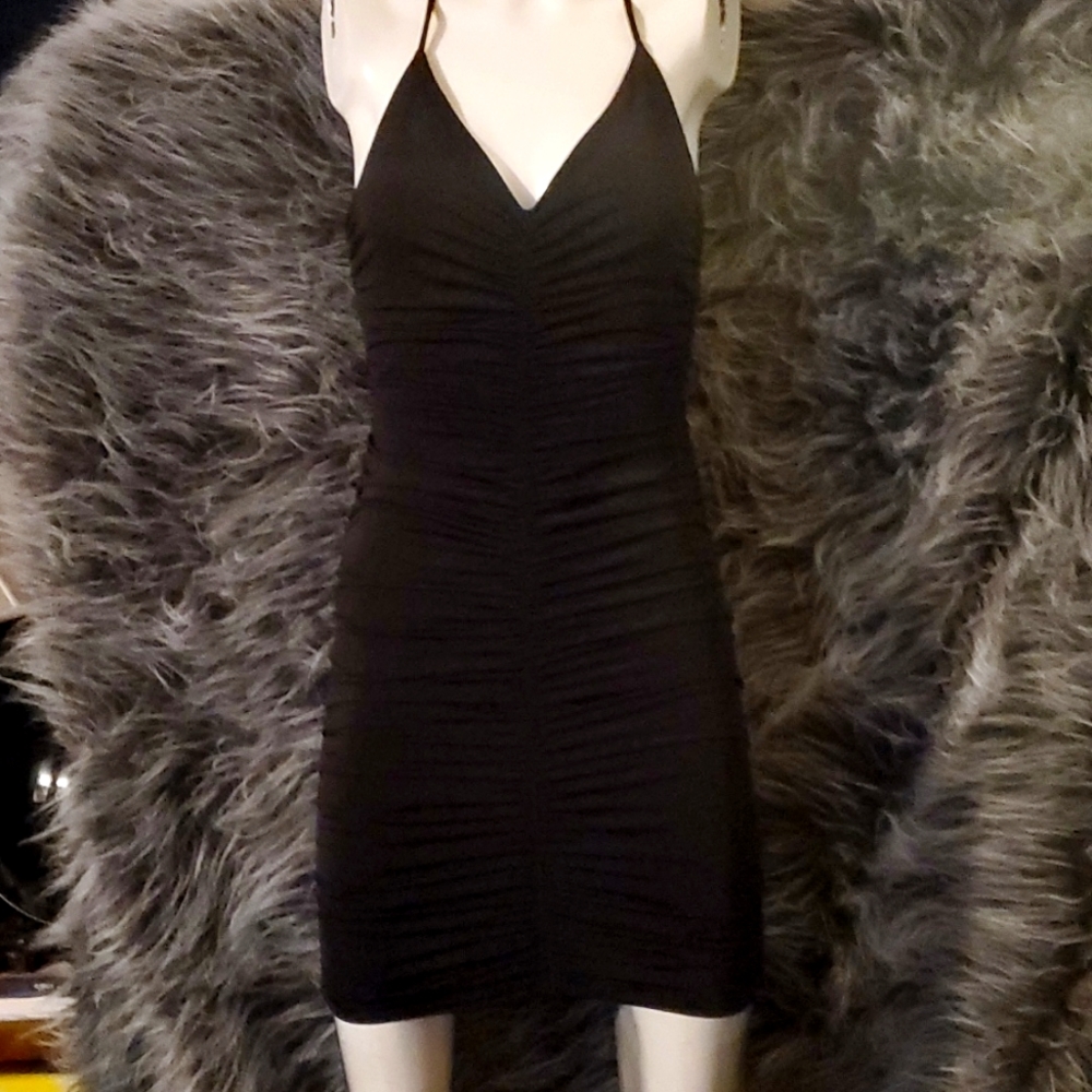 ATTIRANCE BLACK DRESS